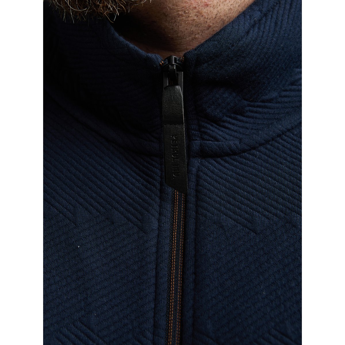 Cardigan décontracté grande taille rumbo bleu navy blue, PETROL INDUSTRIES