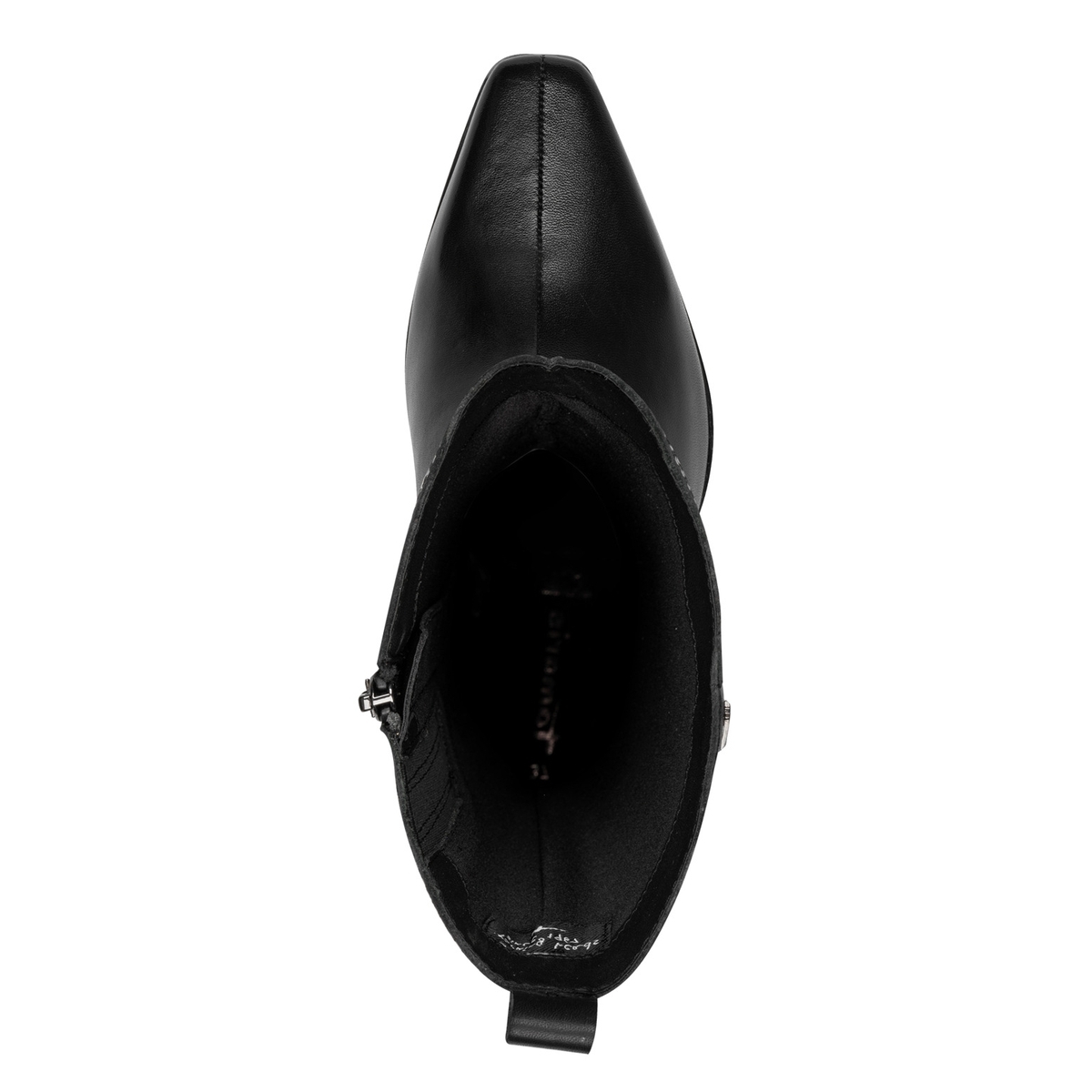 Bottes en cuir noir cuir, TAMARIS