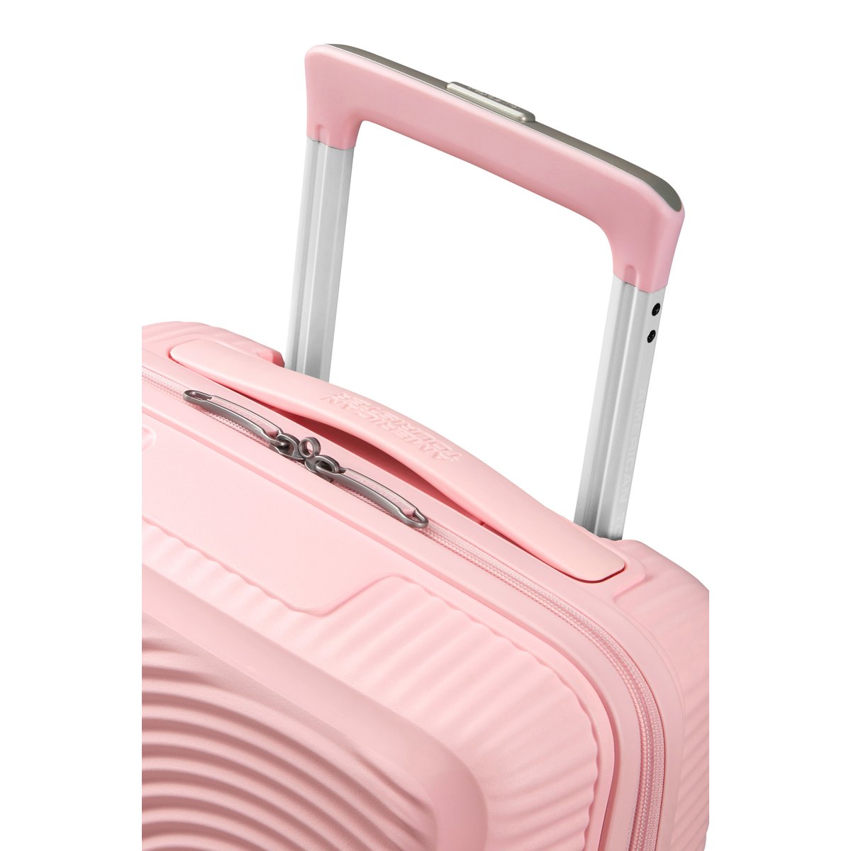Soundbox mini valise 4 roues taille S pastel pink, AMERICAN TOURISTER