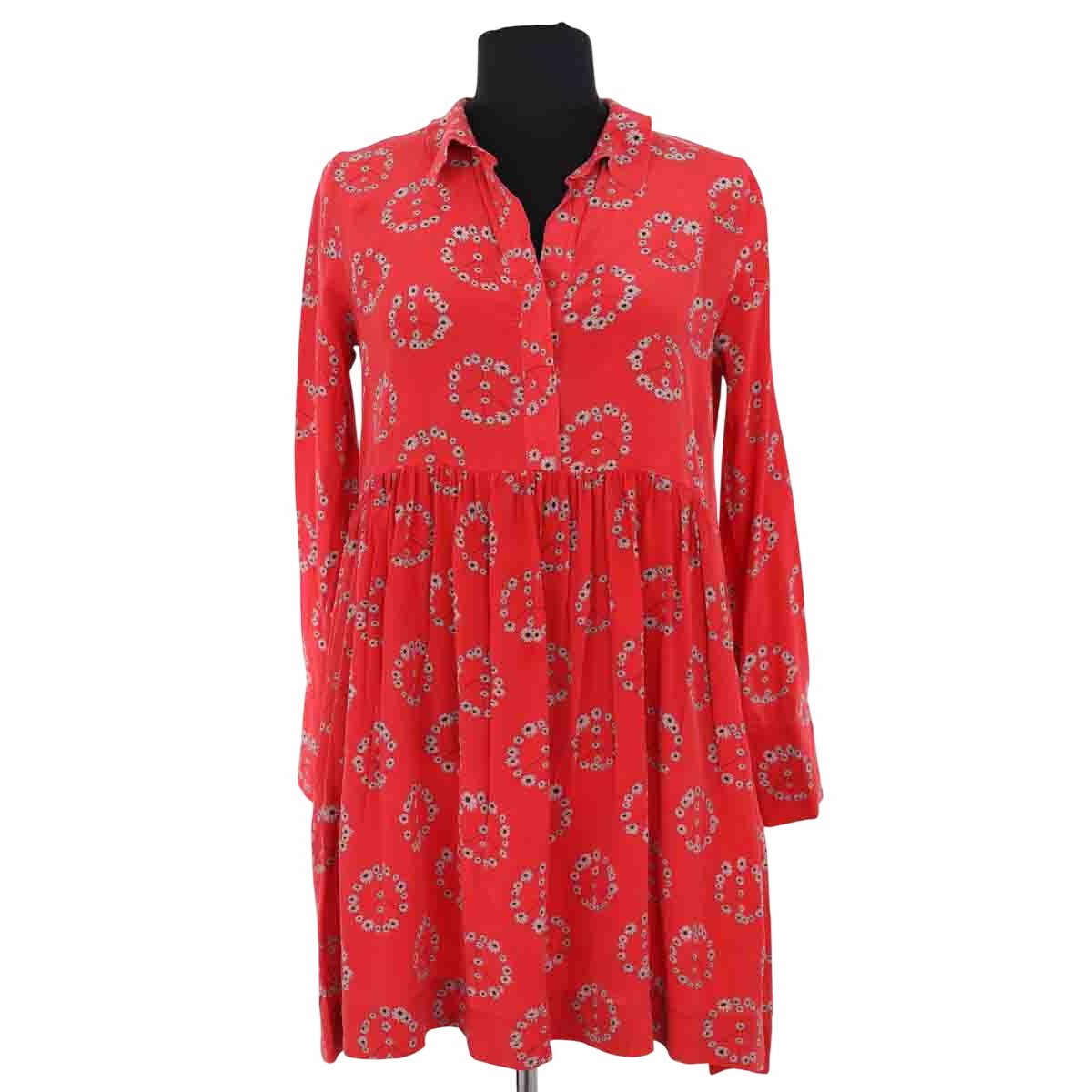 Robe - Très Bon État rouge, SANDRO