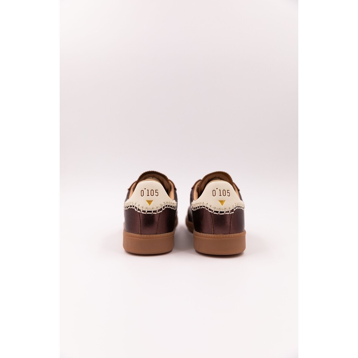 Sapatilhas em pele NOVA METALLIC castanho, ZERO 105