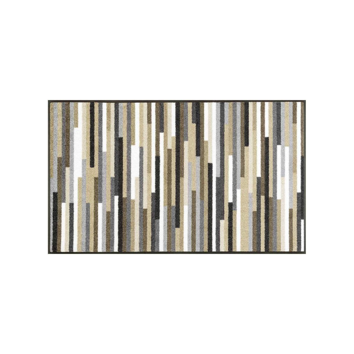 Paillasson tissé motif géométrique MIKATRI naturel, UN AMOUR DE TAPIS