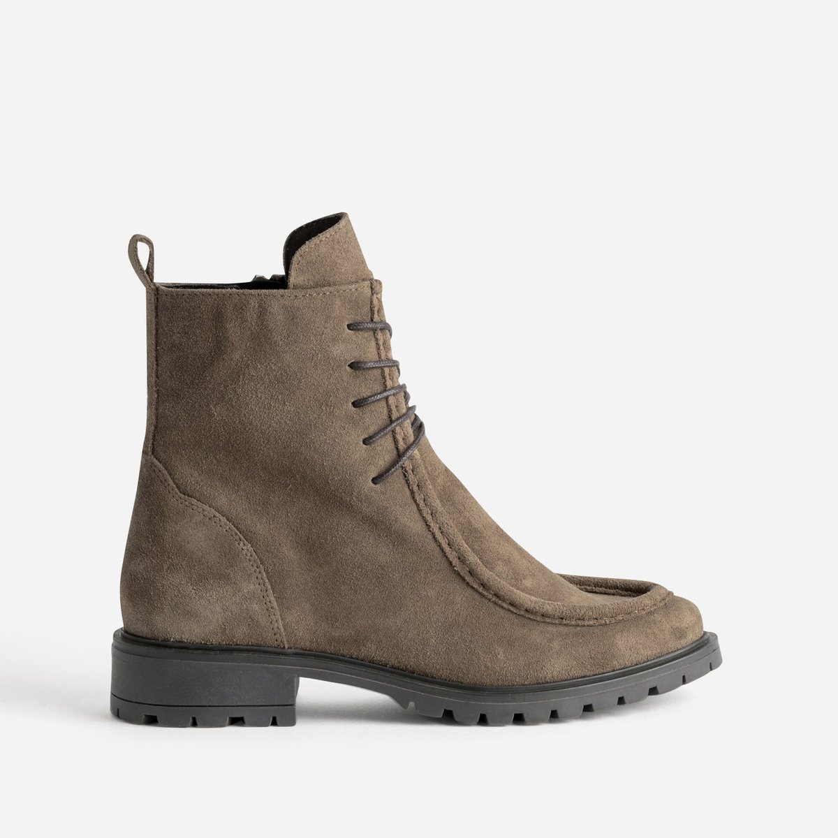 Boots en cuir LUCIANA taupe, ERAM