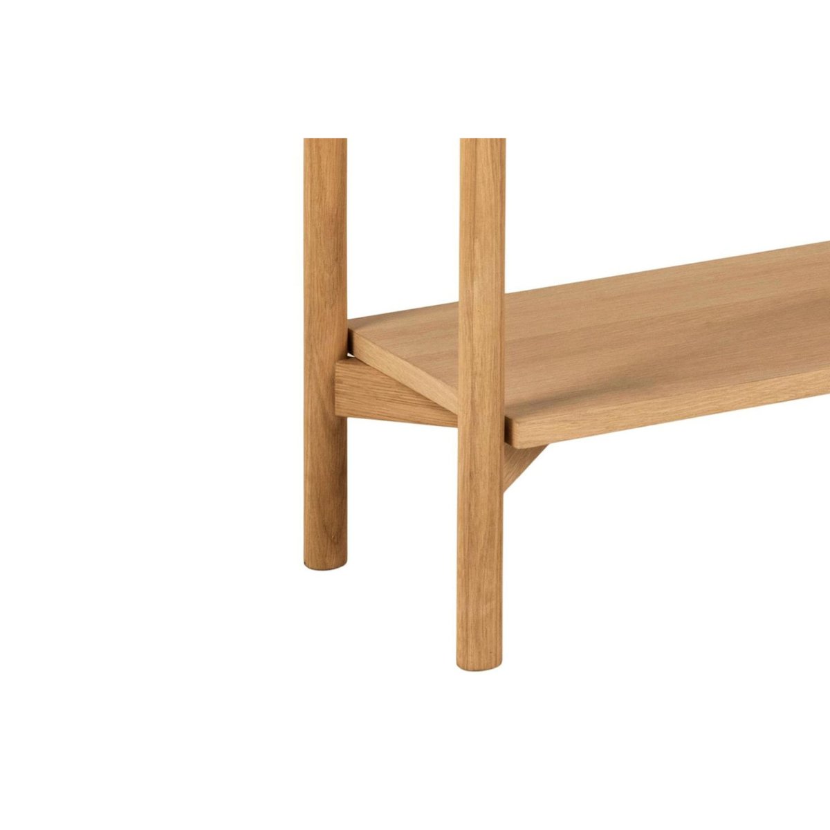 Bibliothèque basse scandinave en chêne clair 4 tablettes - BRENDA bois clair, HELLIN, DEPUIS 1862