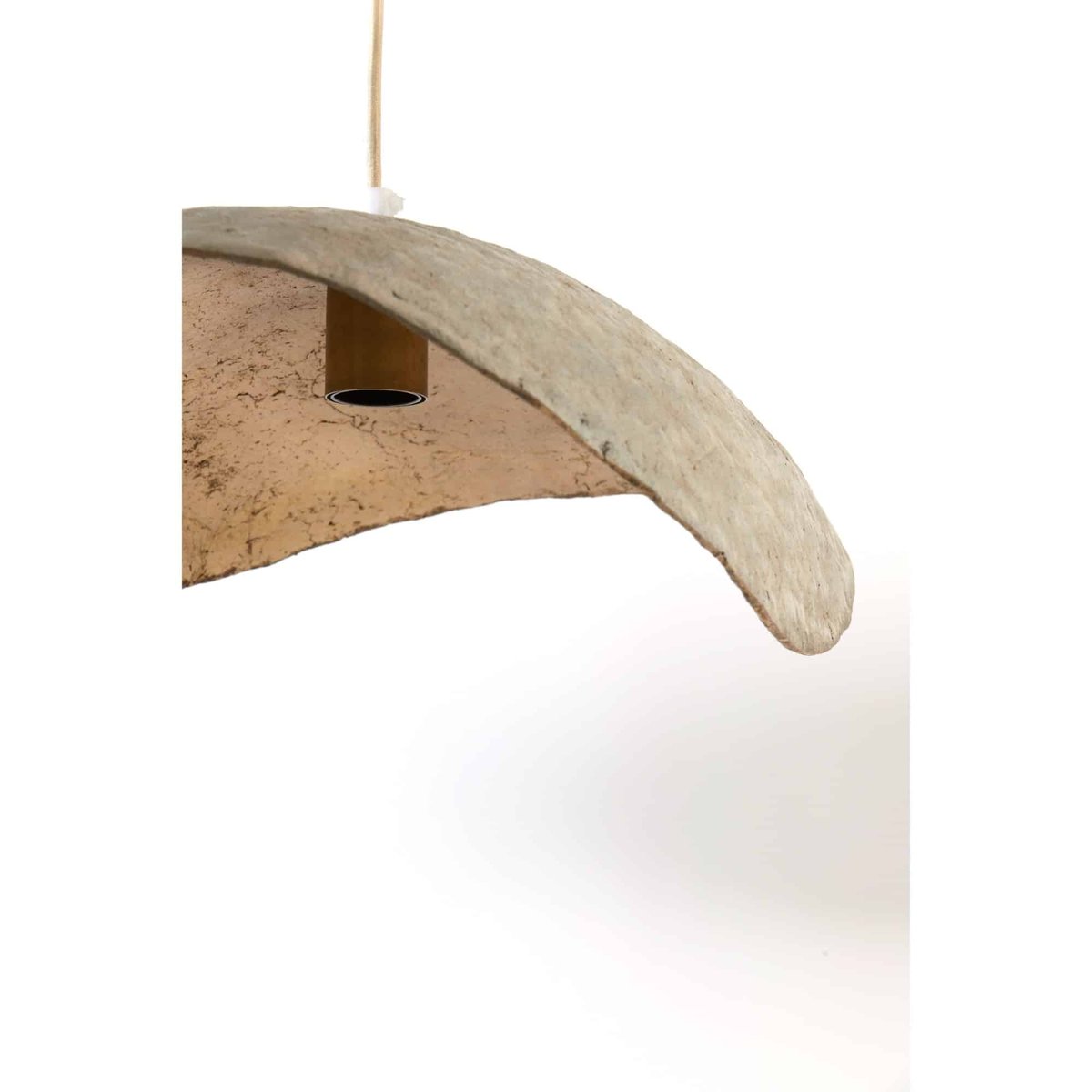 Suspension Papier LONIA gris antique, LIGHT & LIVING 