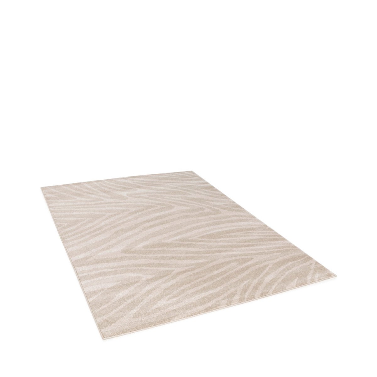 Tapis graphique à motif zébré- ZEBRA beige, DRAWER