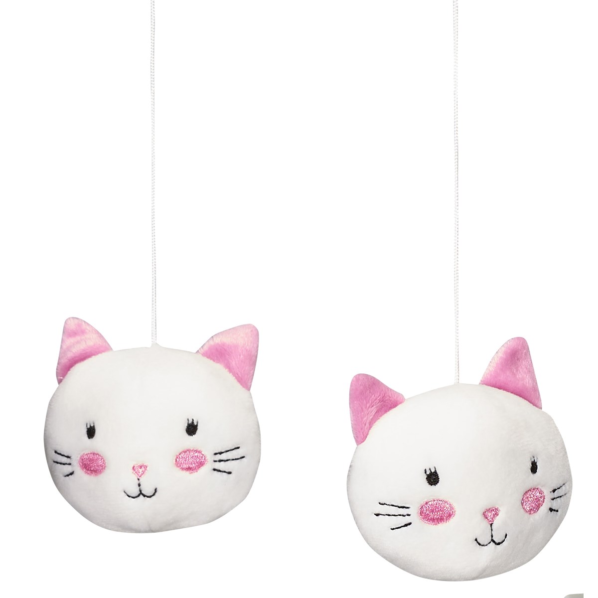 Mobile musical bébé en polyester blanc, BABY PRICE