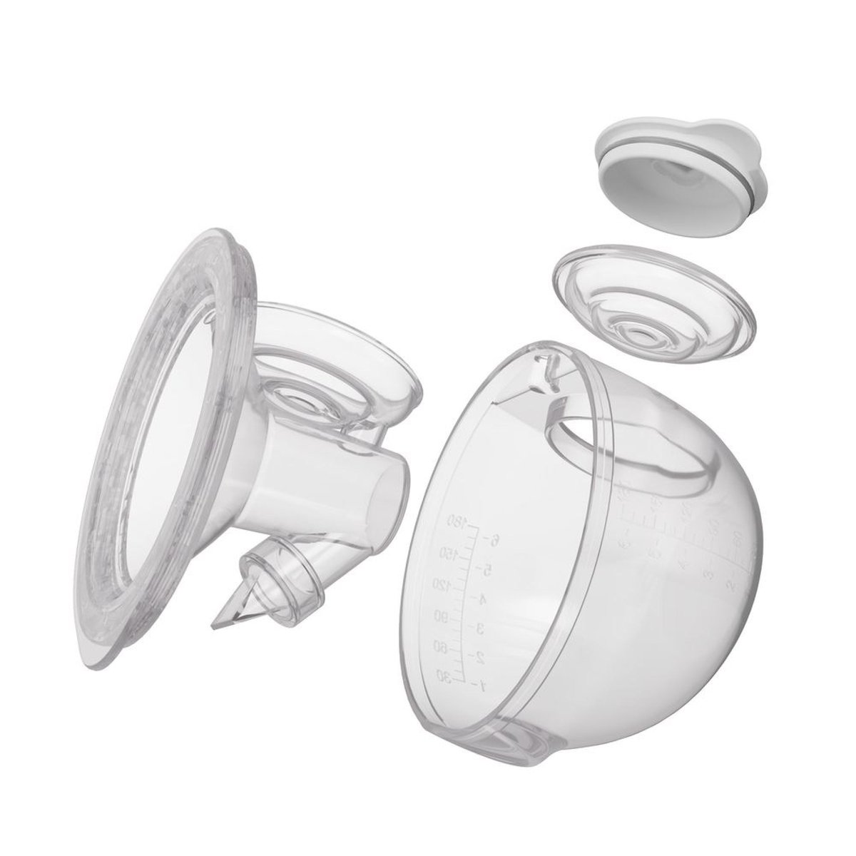 Tire-lait électrique double mains libres GENTLE NEST blanc, KINDERKRAFT