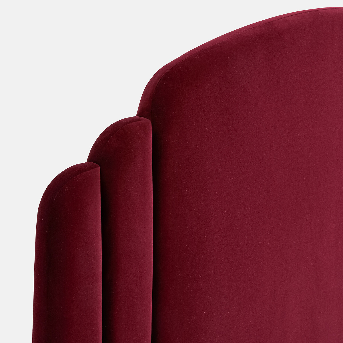 Tête de lit rembourrée, tissu velours, ARCIA bordeaux, LA REDOUTE INTERIEURS