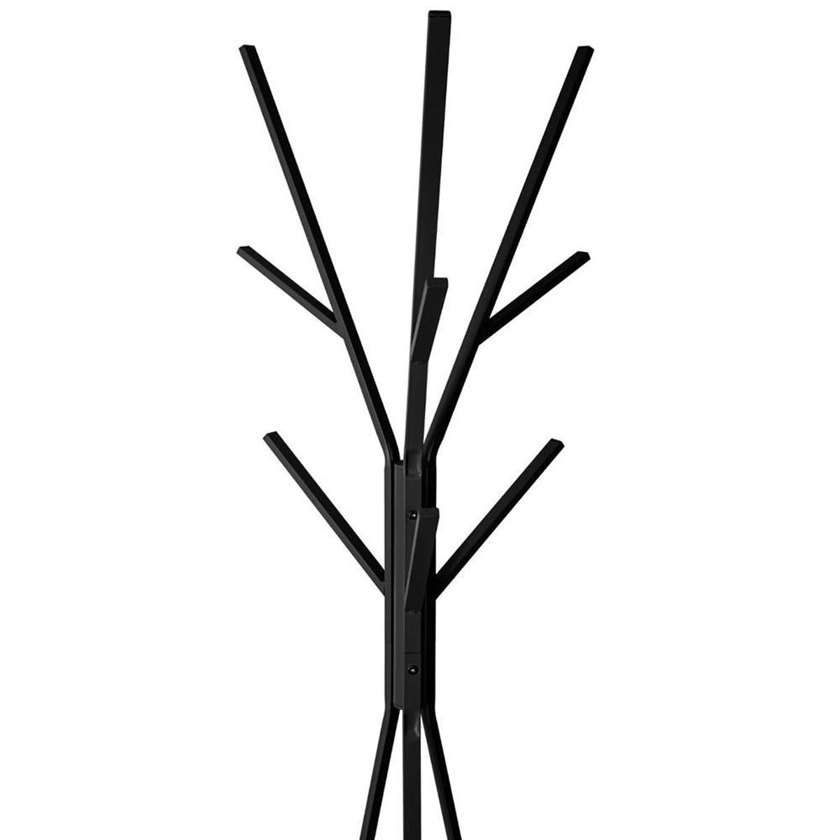 Porte-manteaux Métal Et Bois Noir noir, ATMOSPHERA