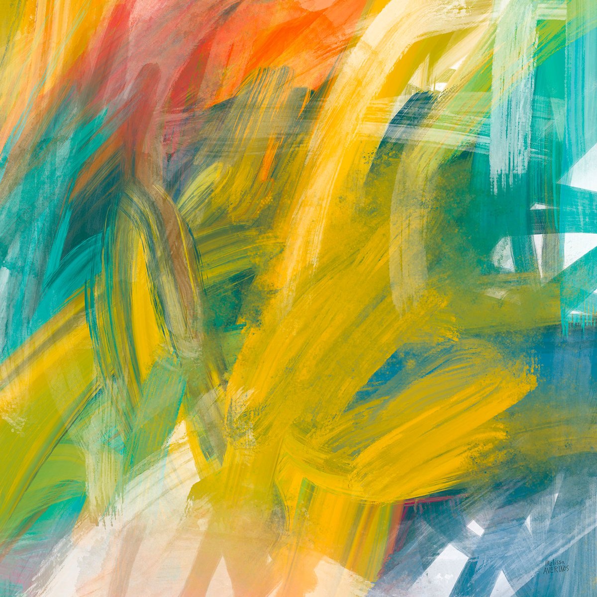 Tableau brush color tableau alu dibond, HEXOA