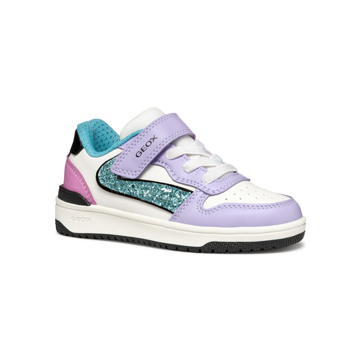 Baskets respirantes Washiba lilas/turquoise, GEOX