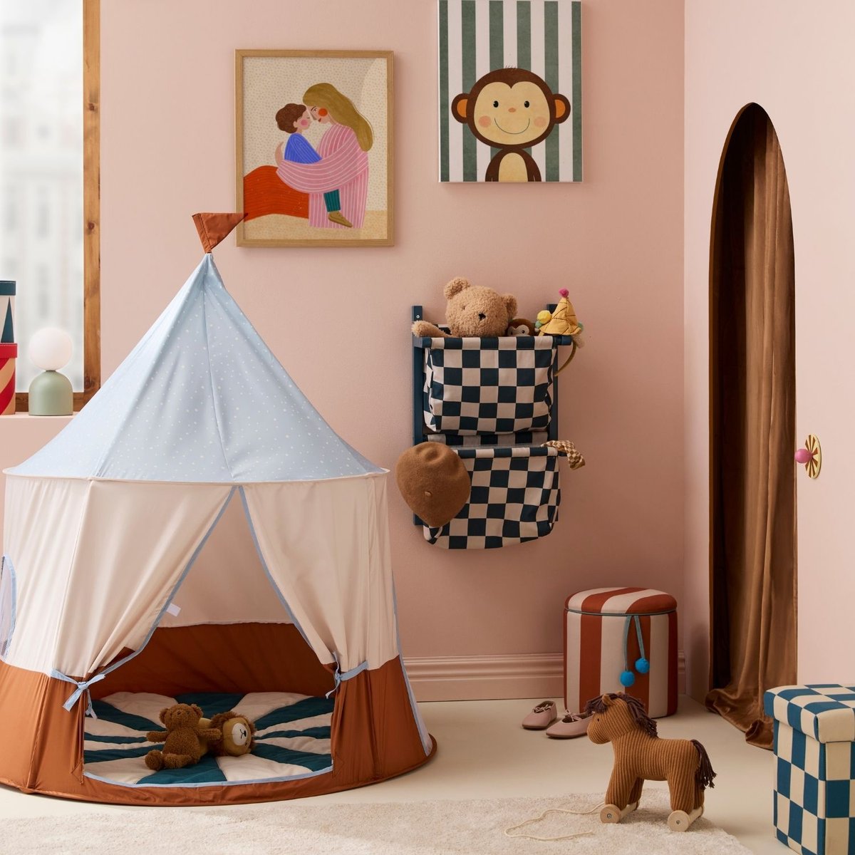 Rangement mural couleur unique, KID'S CONCEPT