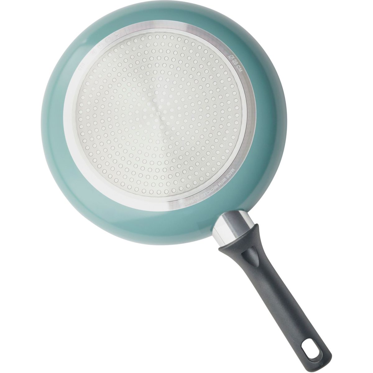 Poêle Céramique 28cm vert couleur unique, ESSENTIEL B