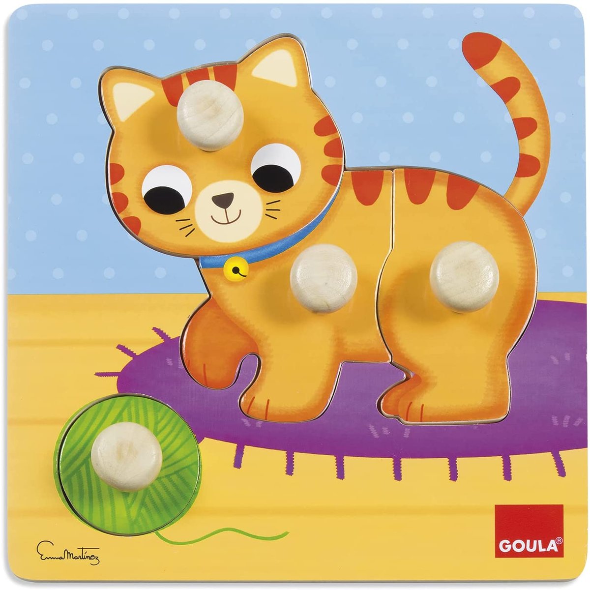 Puzzle Chat orange, GOULA