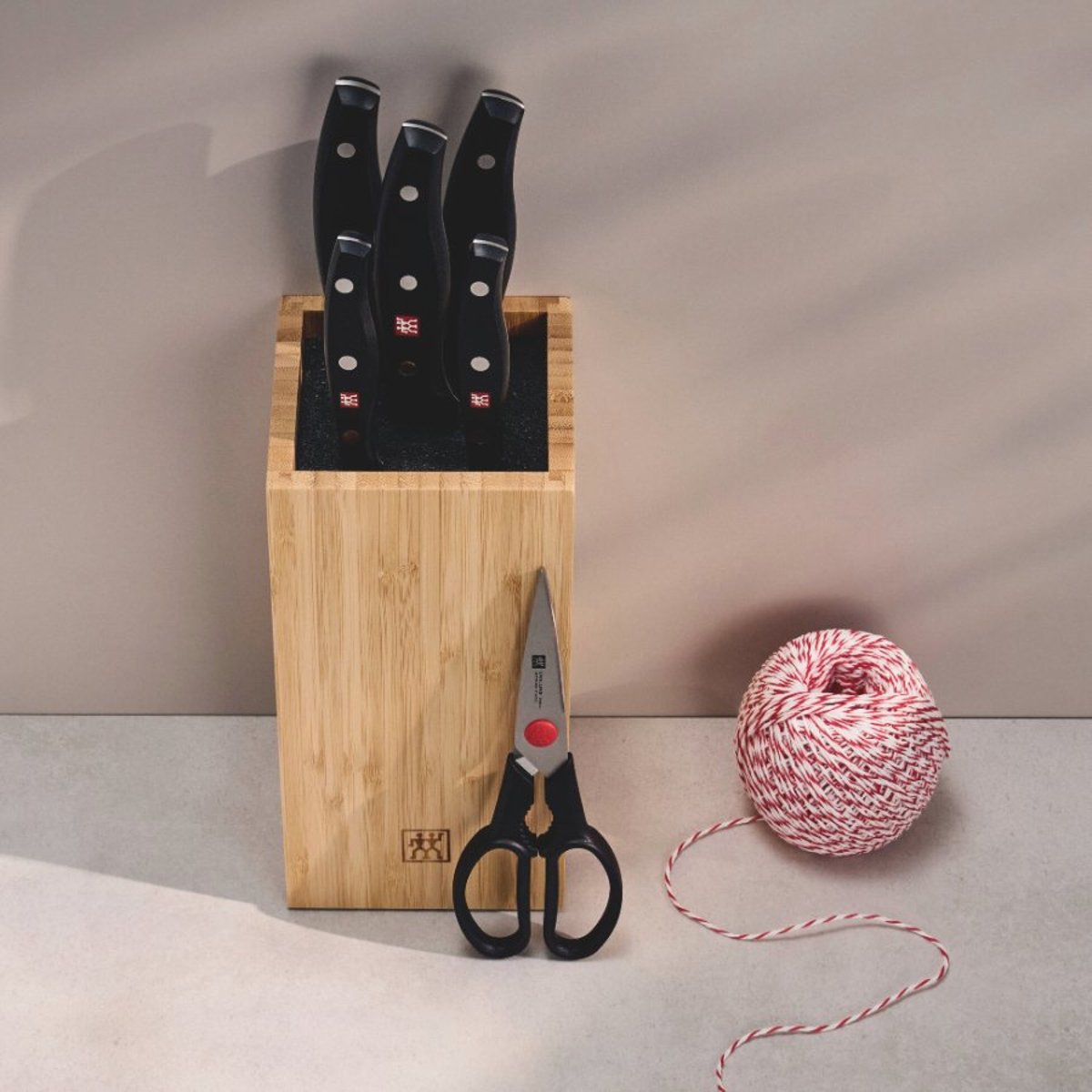 ZWILLING Signature Bloc de couteaux 7 pièces, ciseaux inclus, acier inoxydable no-color, ZWILLING