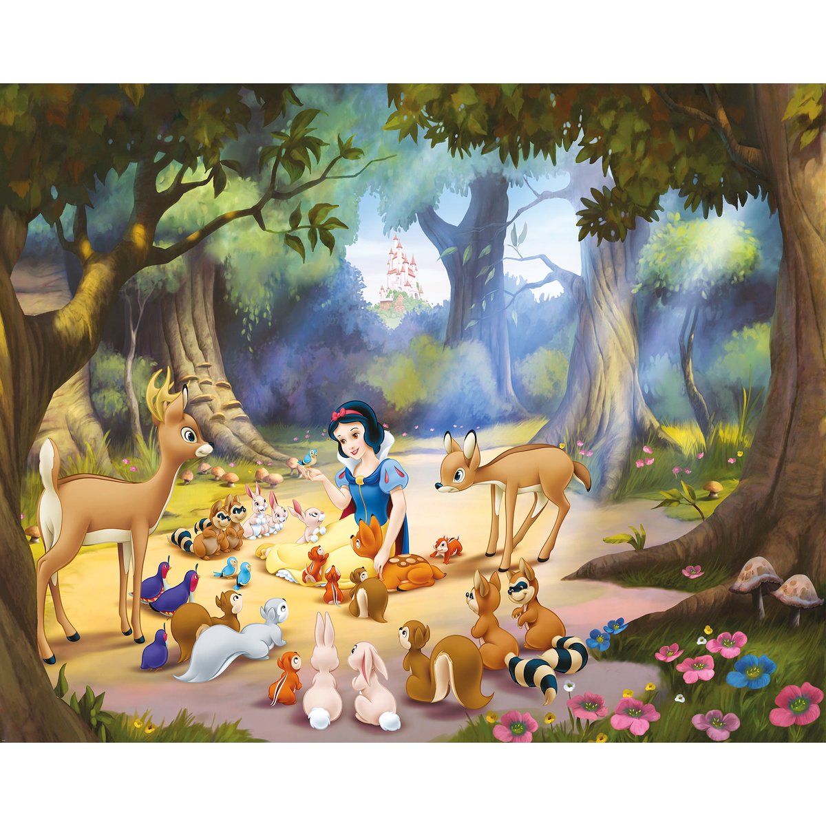 Papier peint Komar - Schneewittchen - 200 x 250 cm multicolore, HEXOA