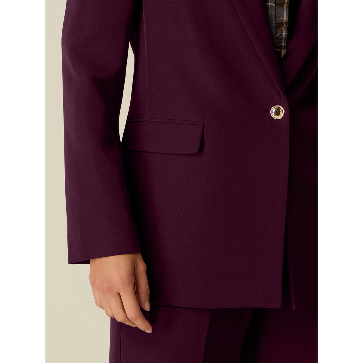 Blazer croisé burgundy, OLTRE