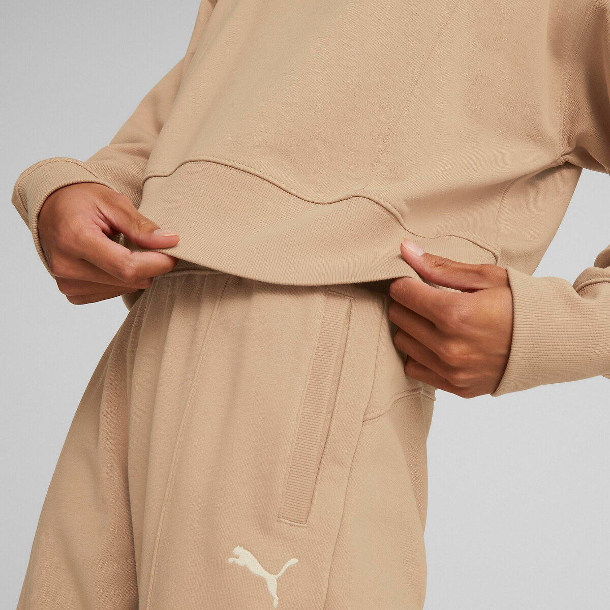 Sweat Her Hoodie beige, PUMA