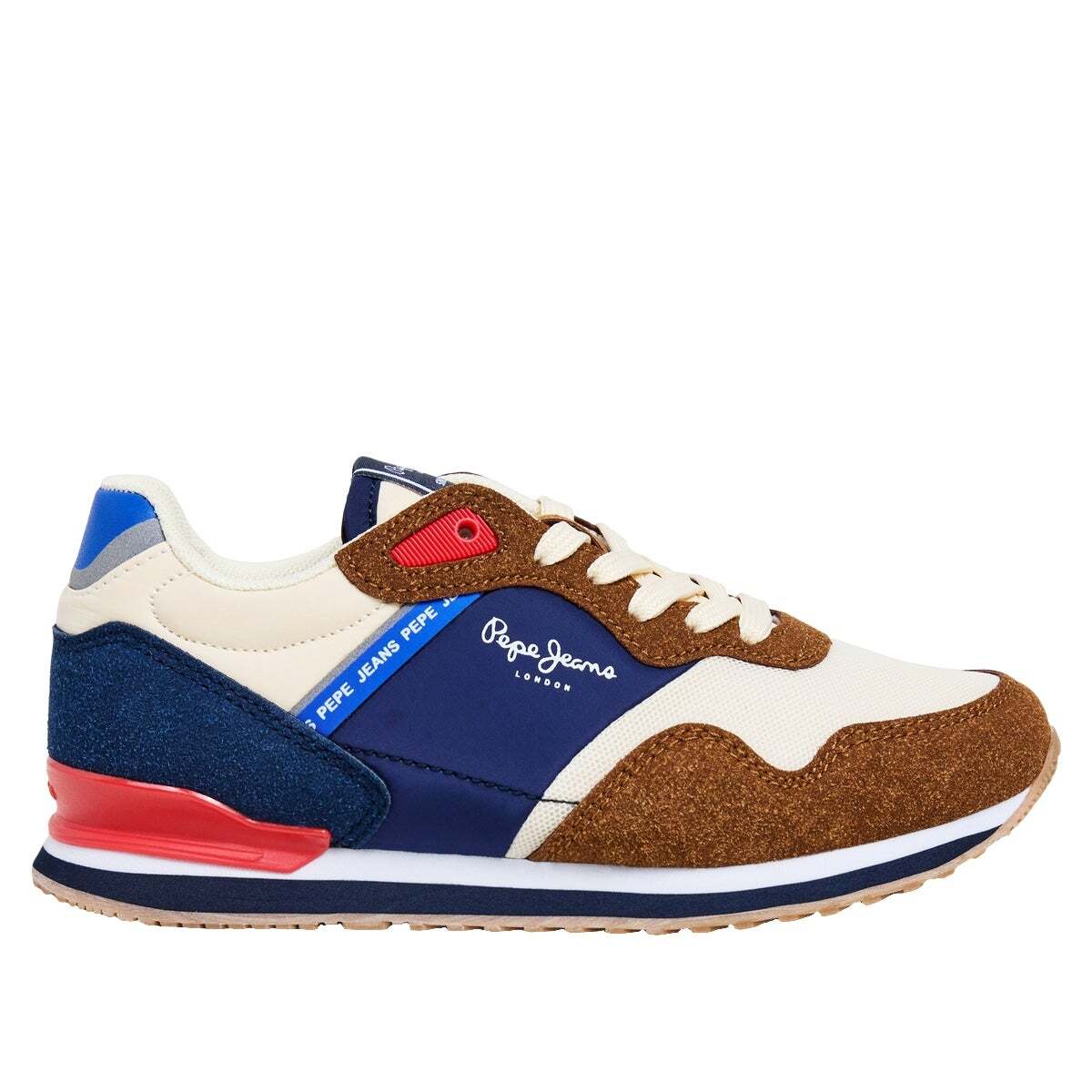 Baskets Combinées - London biscuit beige, PEPE JEANS
