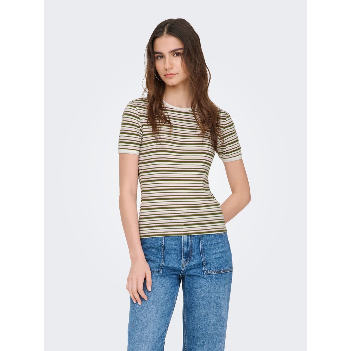 T-Shirt fir green 1, JDY