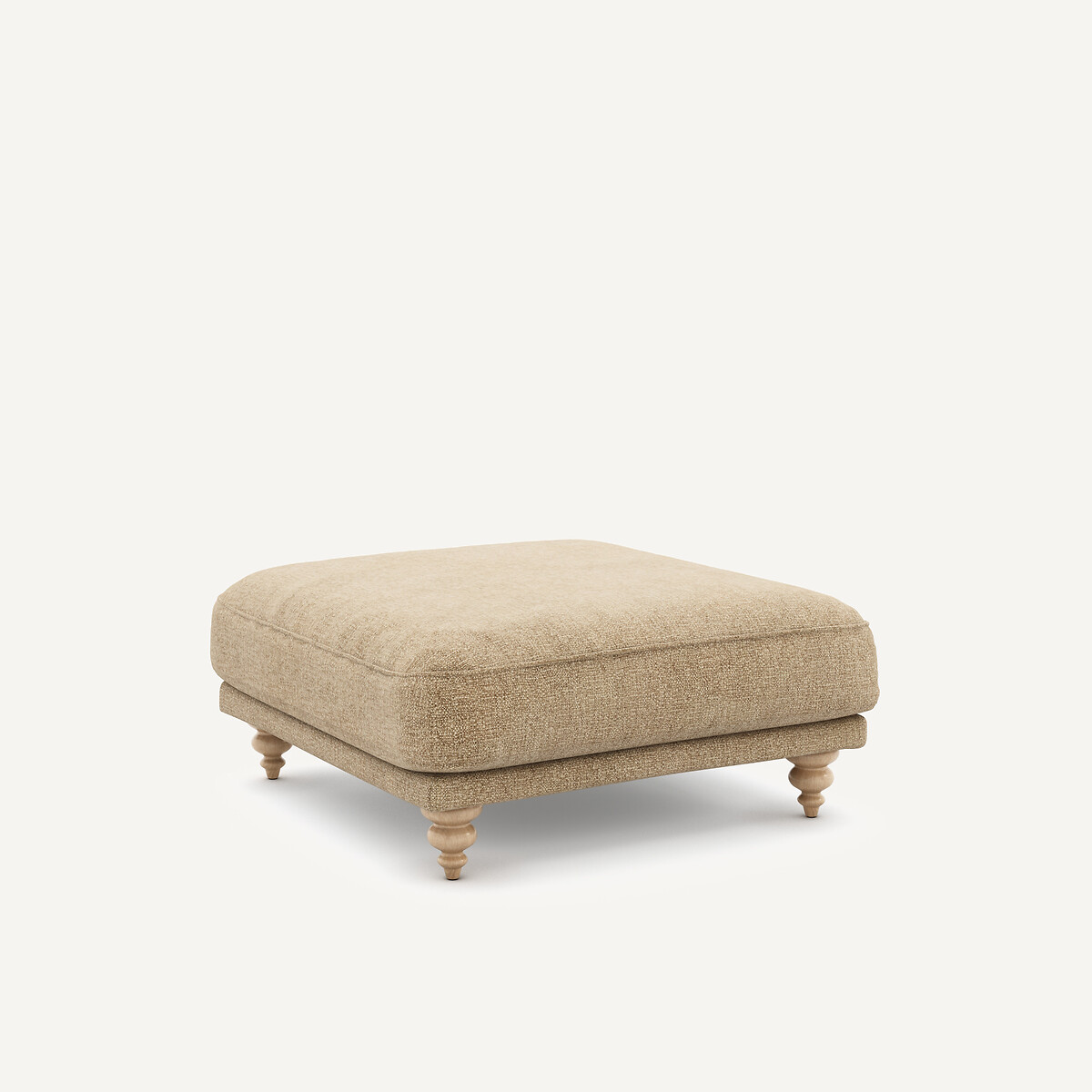 Lazare Woven Cotton Footrest buff, AM.PM