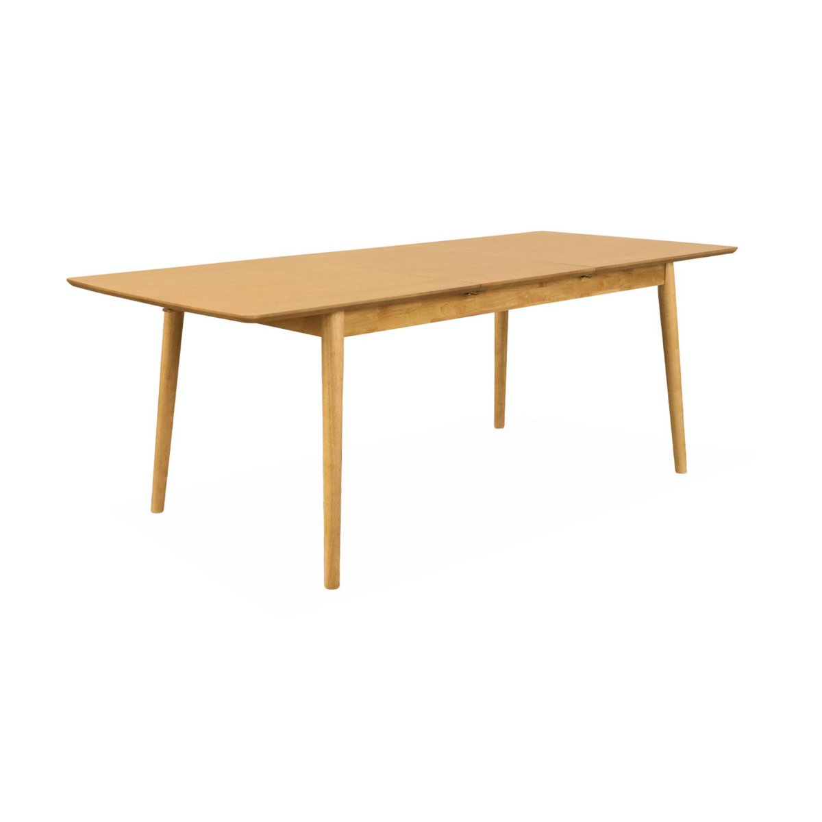 Table à manger extensible Lina 6 à 8 places naturel, SWEEEK