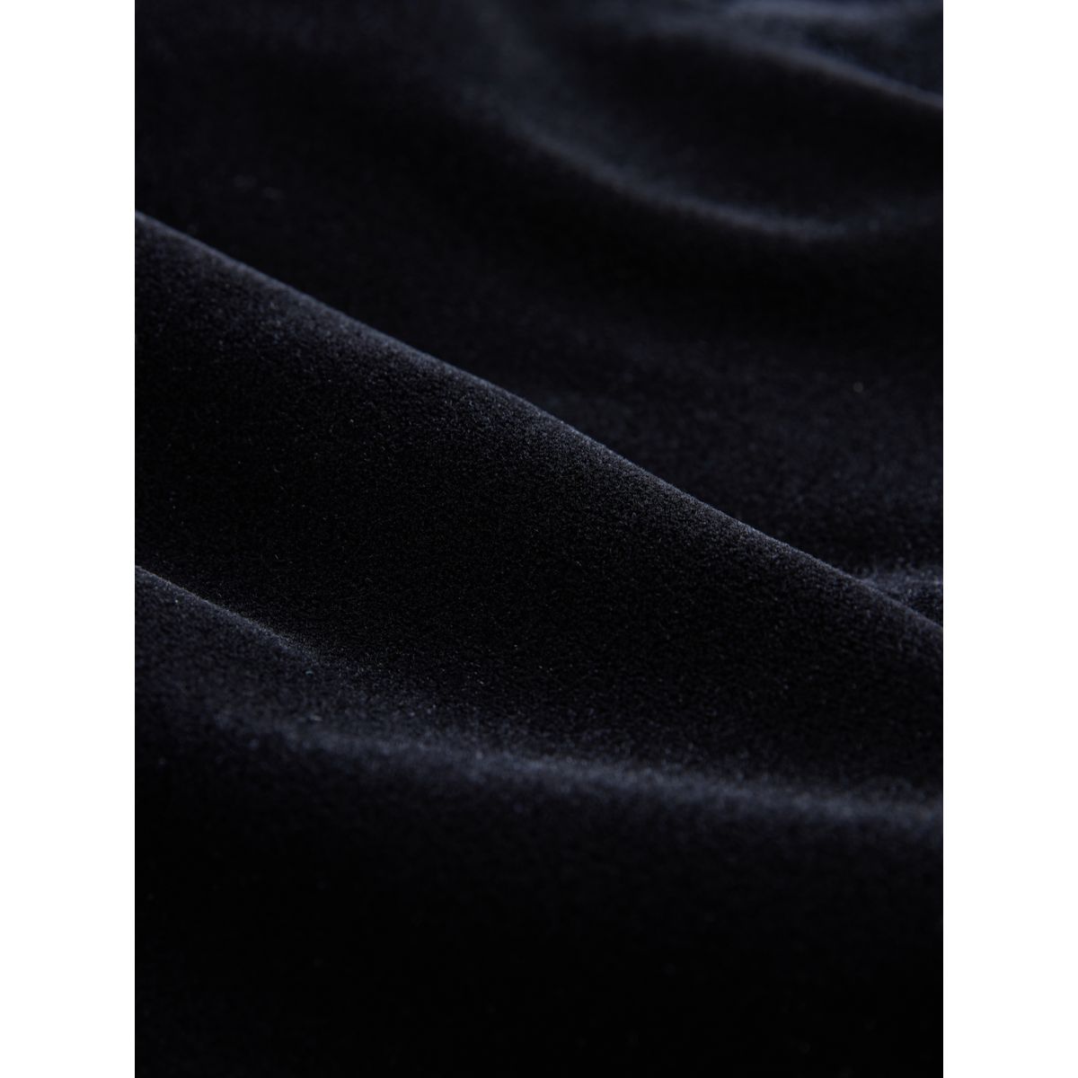 Gilet ras du cou boutonné en velours noir, NEXT