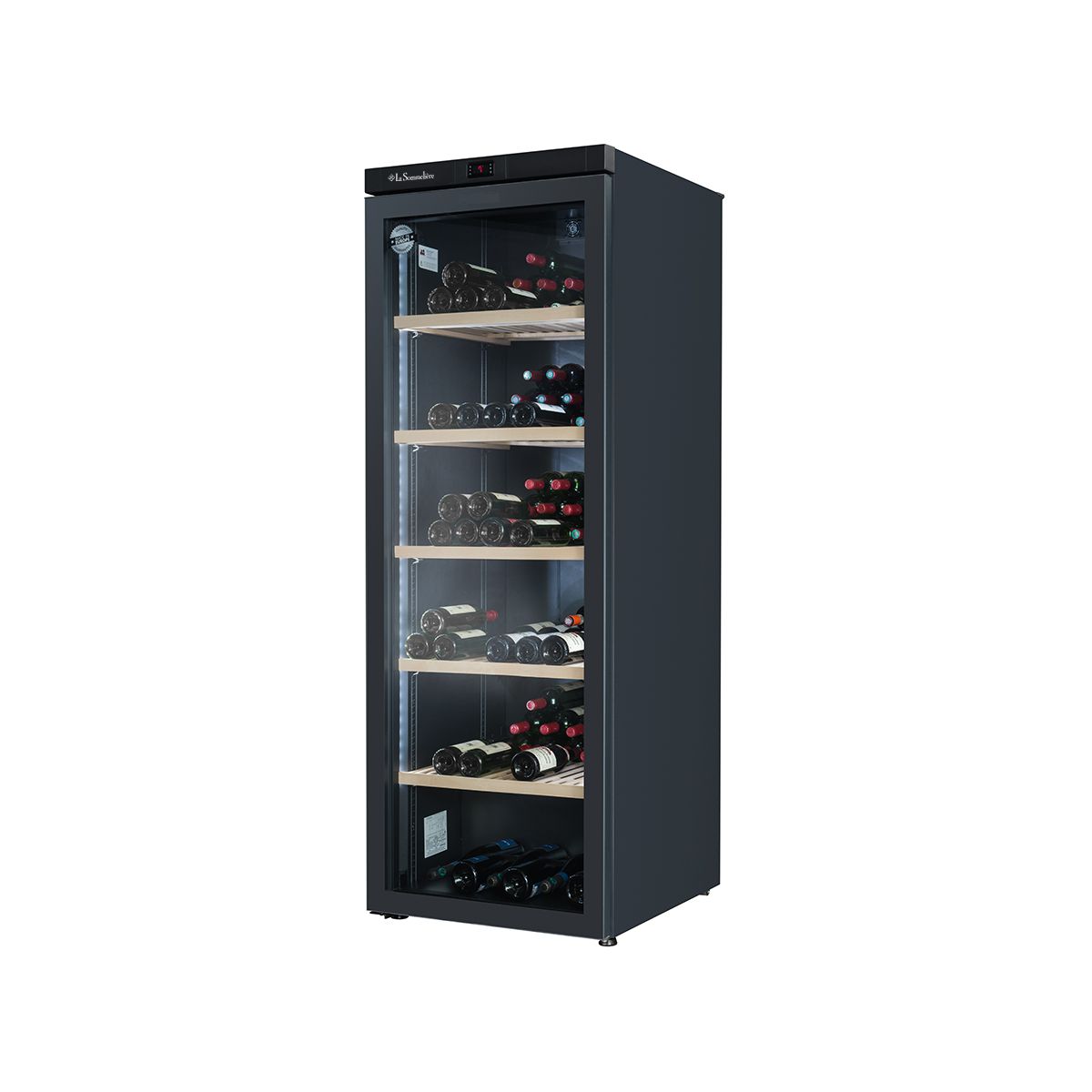 Cave à vin polyvalente VIP330VBLACK couleur unique, LA SOMMELIERE
