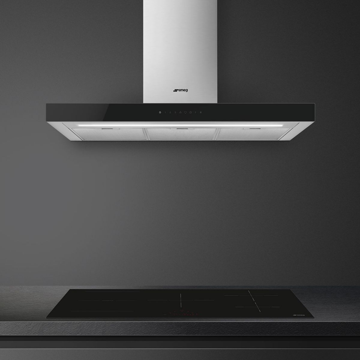 Plaque induction SI1M24954D couleur unique, SMEG
