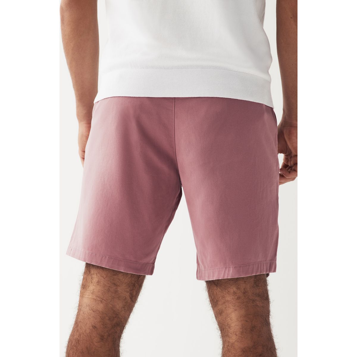 Short chino stretch slim rose, NEXT