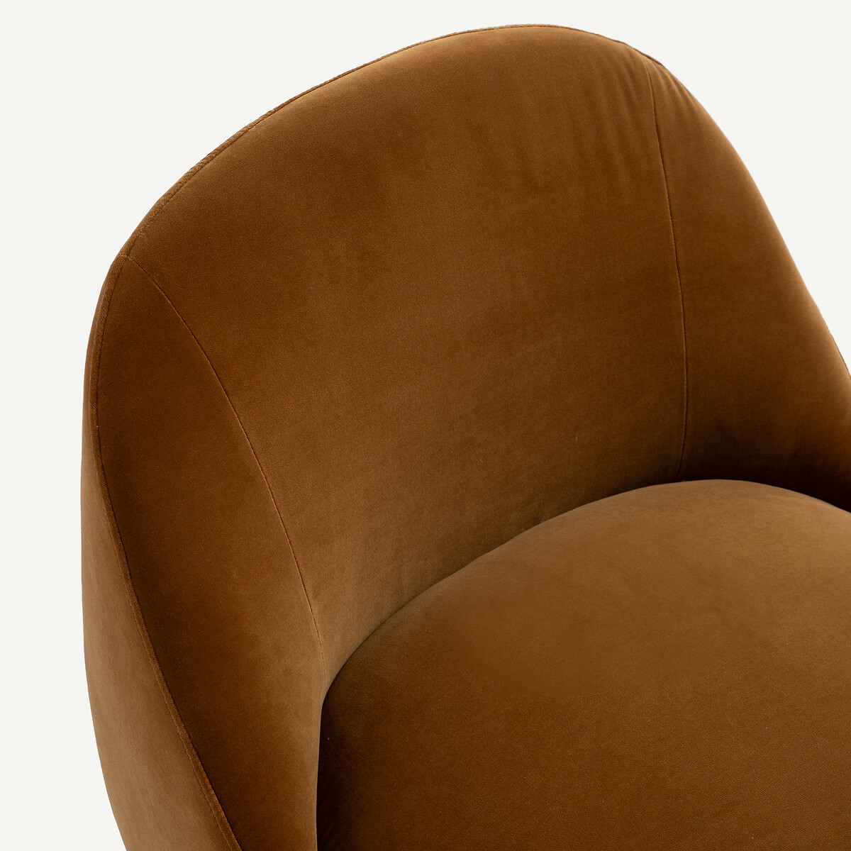 Sillón de terciopelo, AKENA caramelo, AM.PM