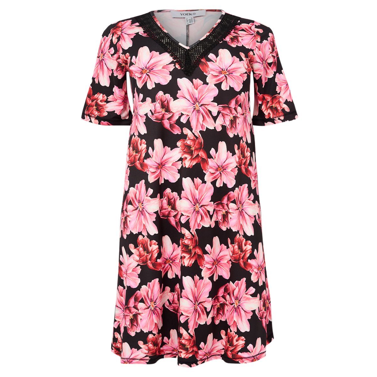 Robe imprimée rose, YOEK
