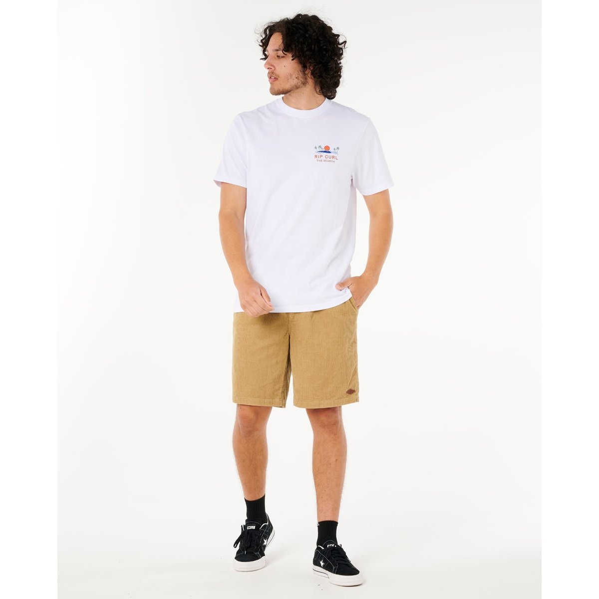 T-shirt Artist of The SEARCH Cody Welsh blanc, RIP CURL