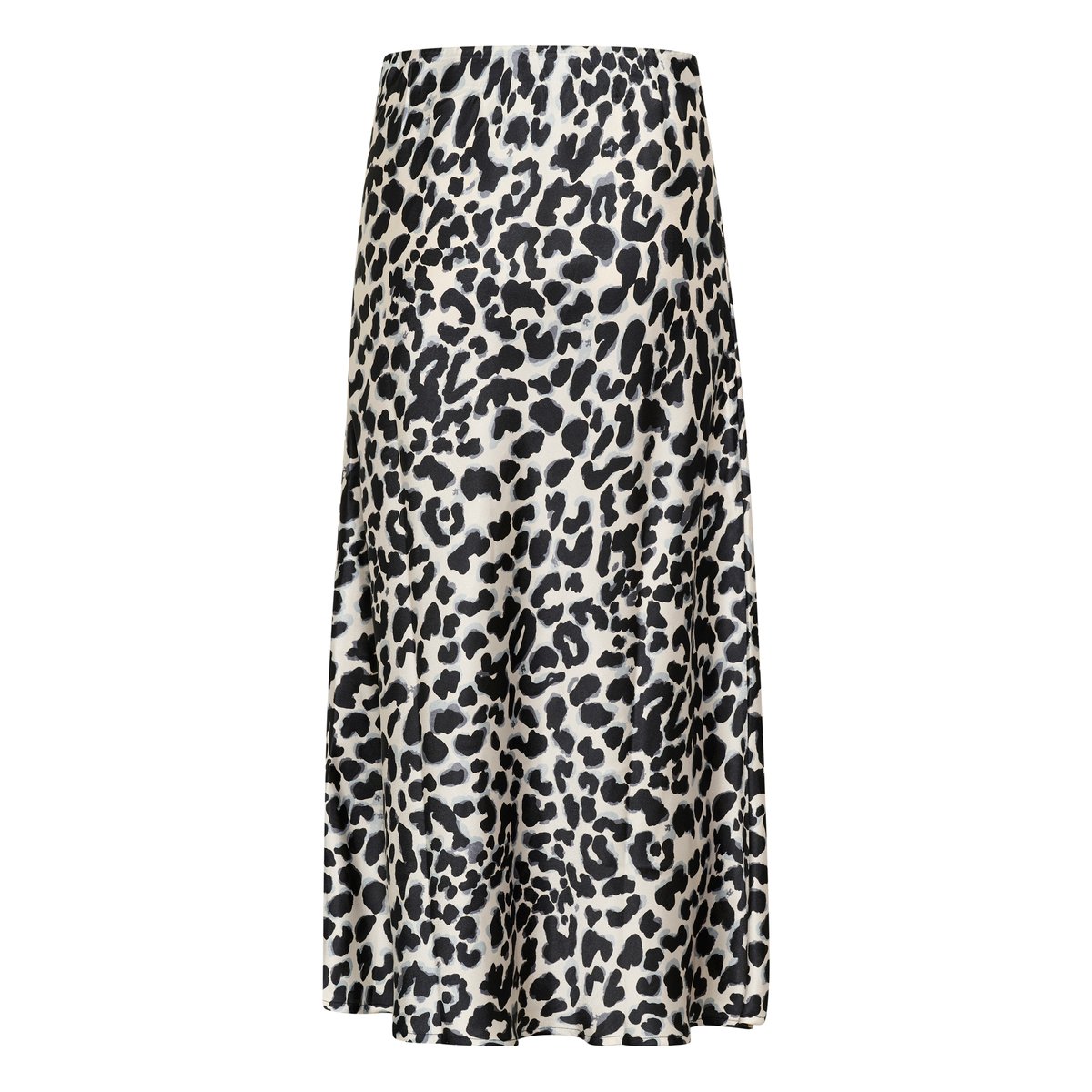 Skirt gris leopard animalier, KAFFE