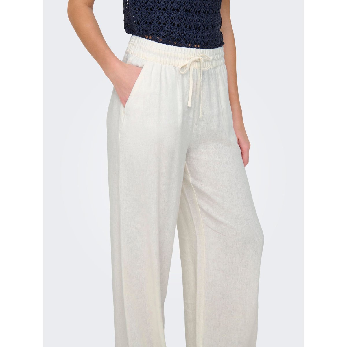 Pantalon À Jambe Large snow white, JDY