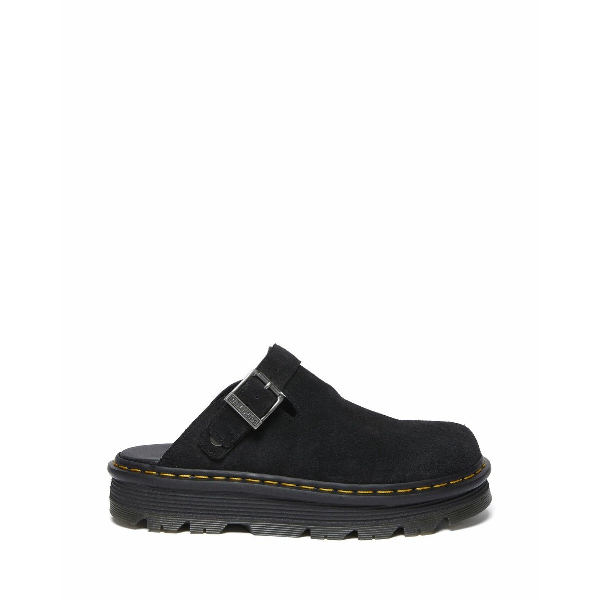 Zebzag Closed Mules in Suede black, DR. MARTENS