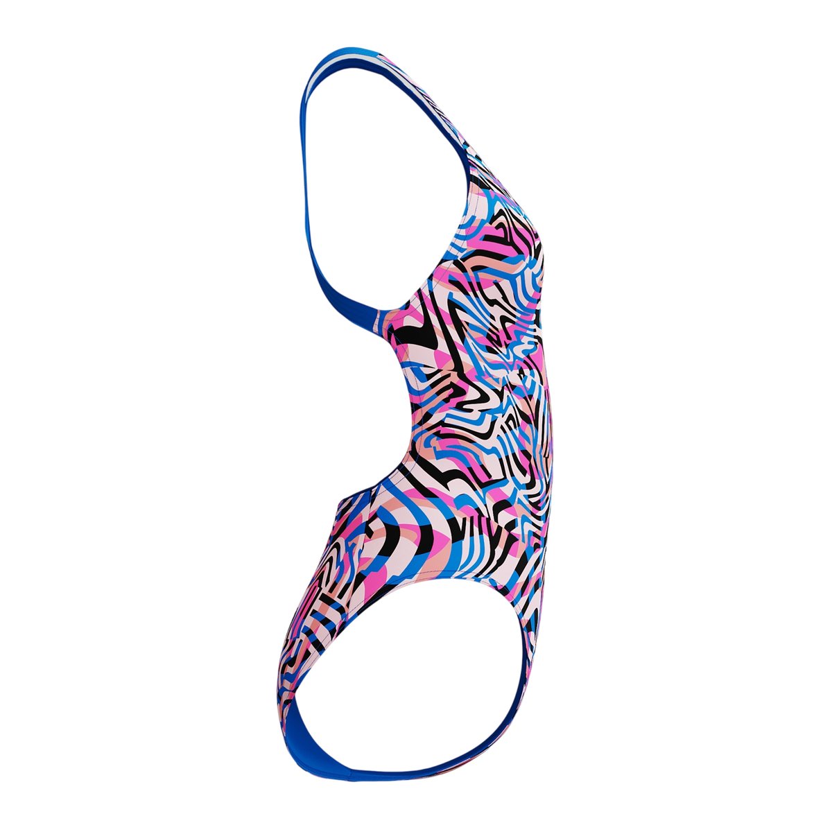 Maillot de bain 1 pièce motif/style imprimé bleu / rose / beige imprimé, SPEEDO