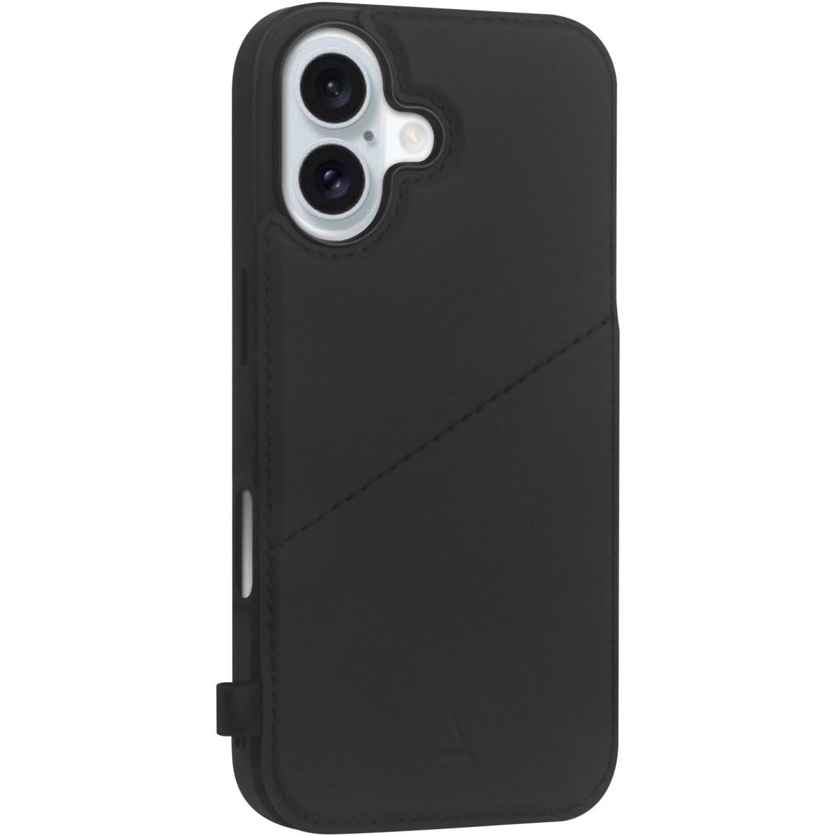 Coque iPhone 16 3 en 1 - Noir couleur unique, ADEQWAT