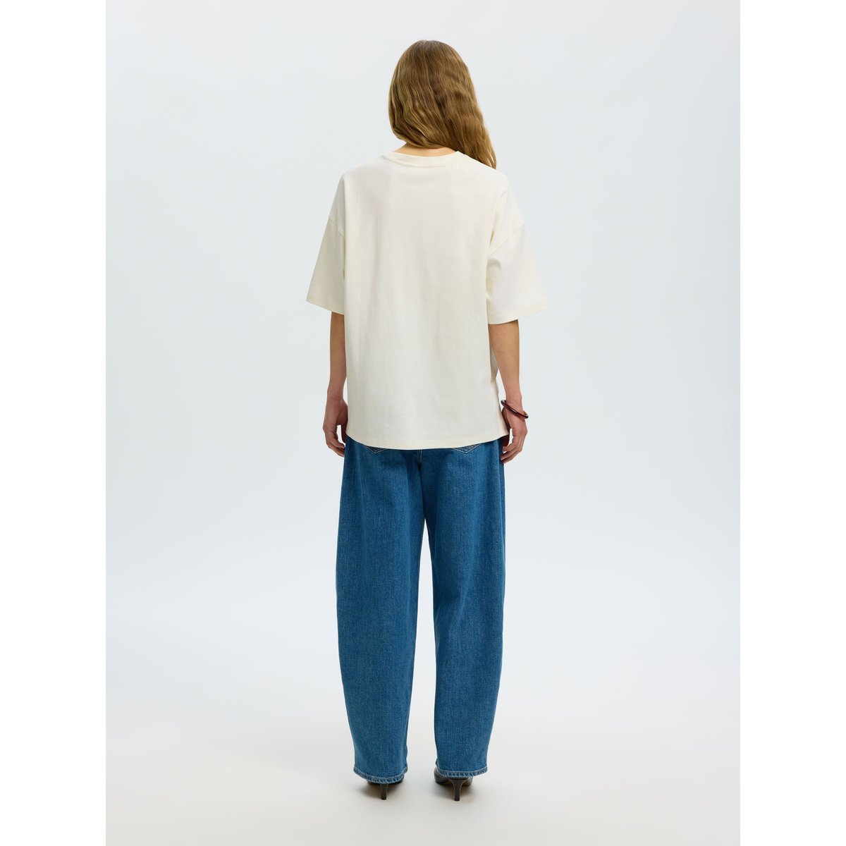 T-Shirt blanc - egret1, SELECTED