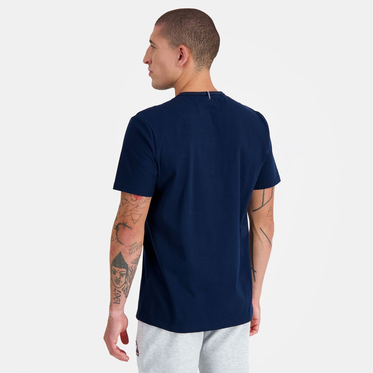 T-shirt manches courtes essentiel 2310545 bleu marine, LE COQ SPORTIF