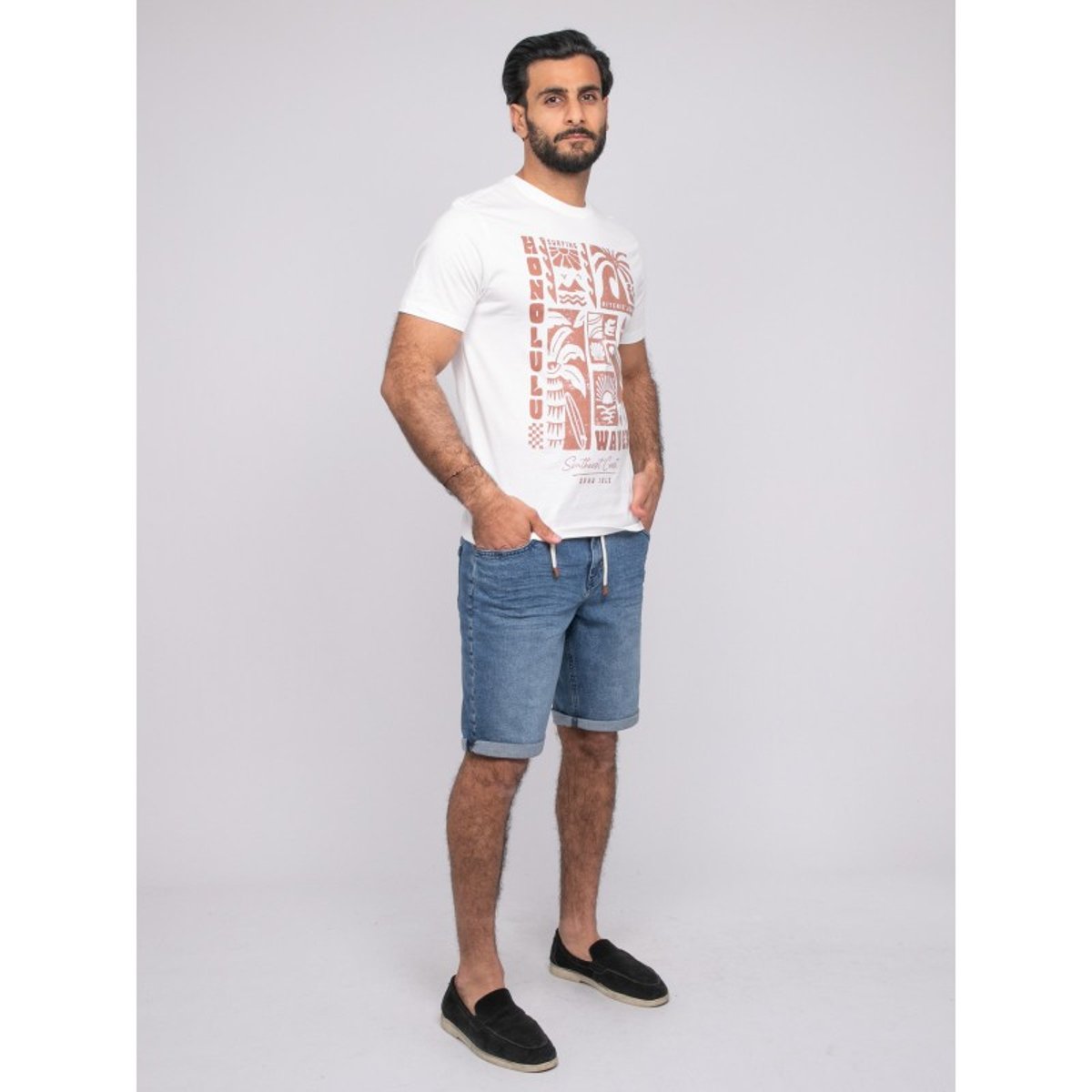 T-shirt Manches Courtes Nirdanub ecru, RITCHIE