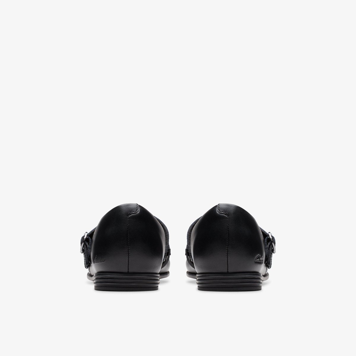 Ballerines Cuir cireux FINJA BAR O noir, CLARKS