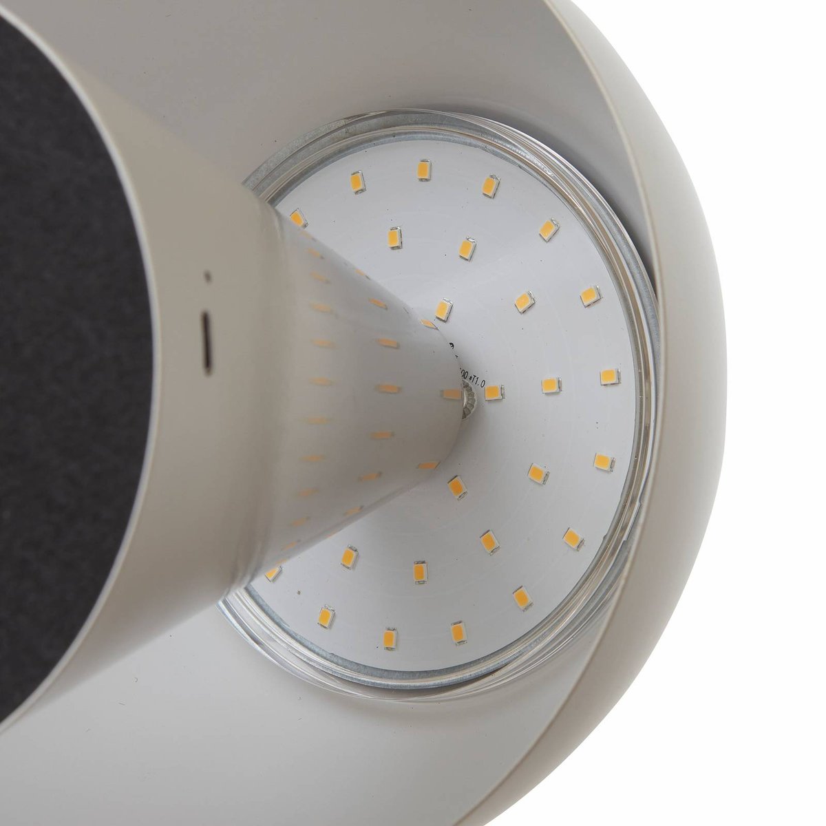 Lampe à poser en métal jeunesLED, Nevijo gris, LINDBY