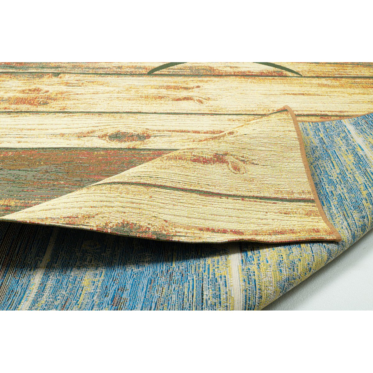 Tapis d'été pour l'intérieur et l'extérieur - RANTUM BEACH marron, THEKO
