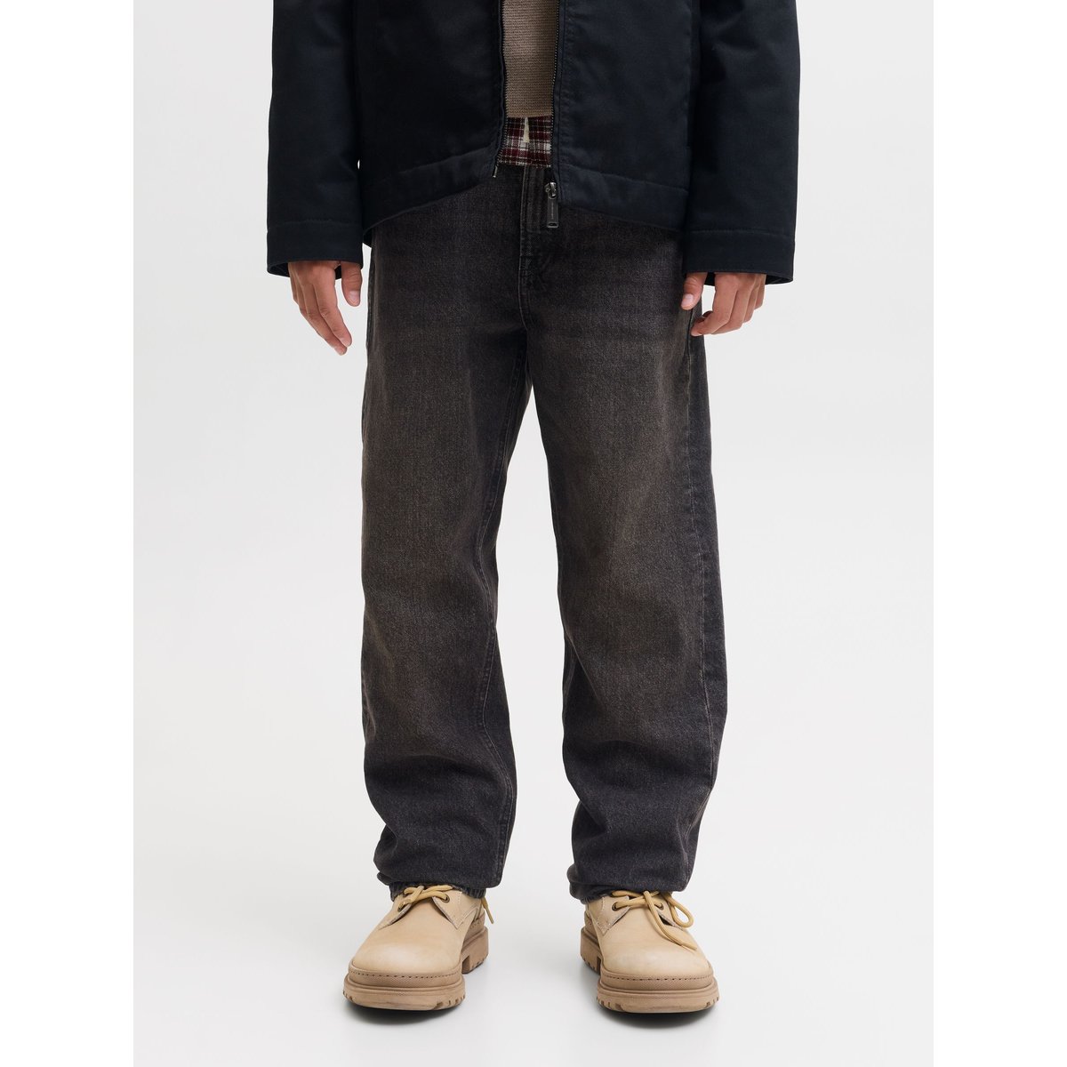 Jean Coupe Décontractée black denim, JACK & JONES JUNIOR