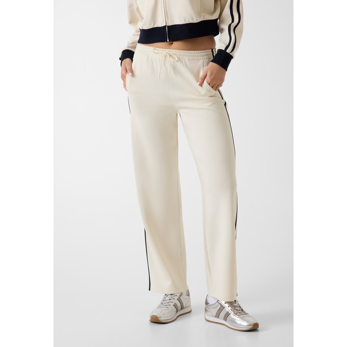 Joggers Avec Bande Latérale blanc, GUESS