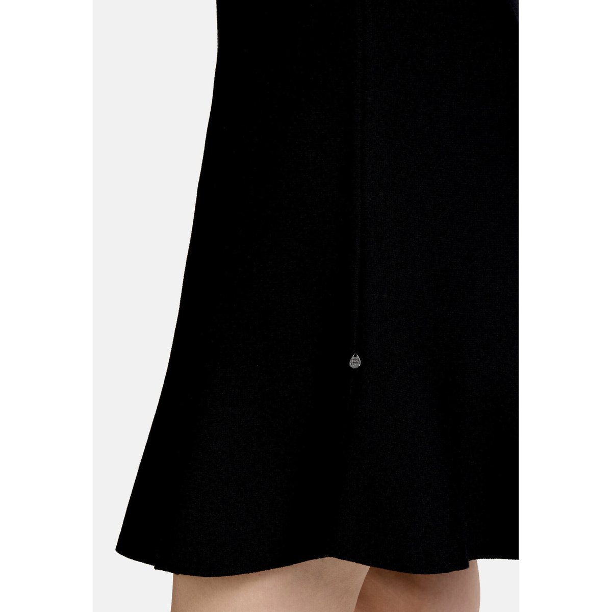 Robe-pull à encolure ronde noir, VERA MONT