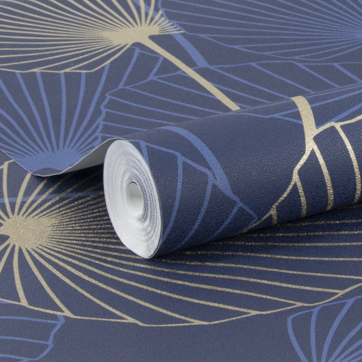 Papier peint Joy De Jouer bleu or, BOUTIQUE