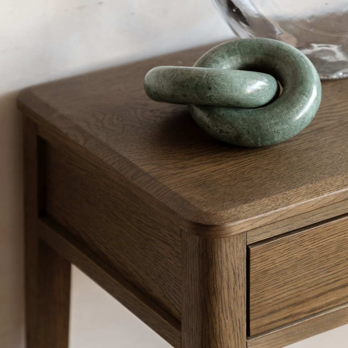 Buttermere Wooden 2 Drawer Console Table dark wood, SO'HOME